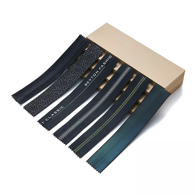 Cremallera de plástico resistente al agua.